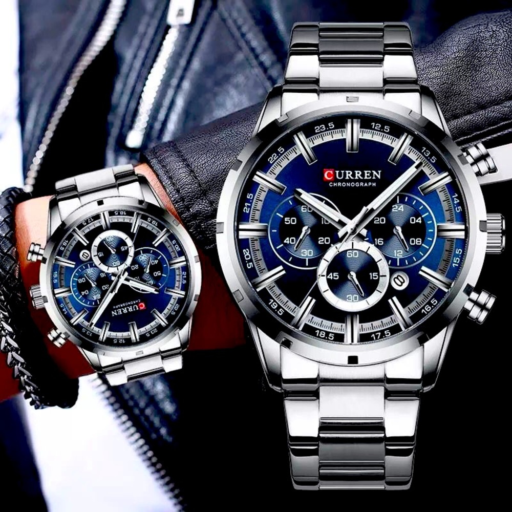 Men’s Quartz Chronograph Wrist Watch